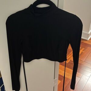 Adika Backless High Neck Crop Top